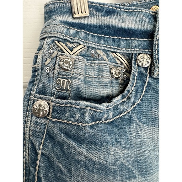 MISS ME Standard Crop Jeans 28 - Picture 2 of 14